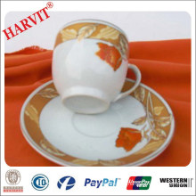 2014 Hot selling Wholesale Porcelain Coffee Cup Saucer